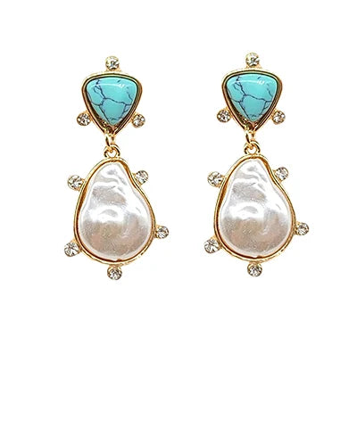 Kaili Turquoise Drop Earrings
