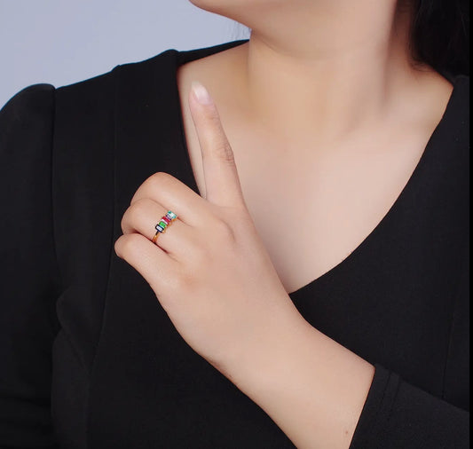 Chunky Multicolor Baguette