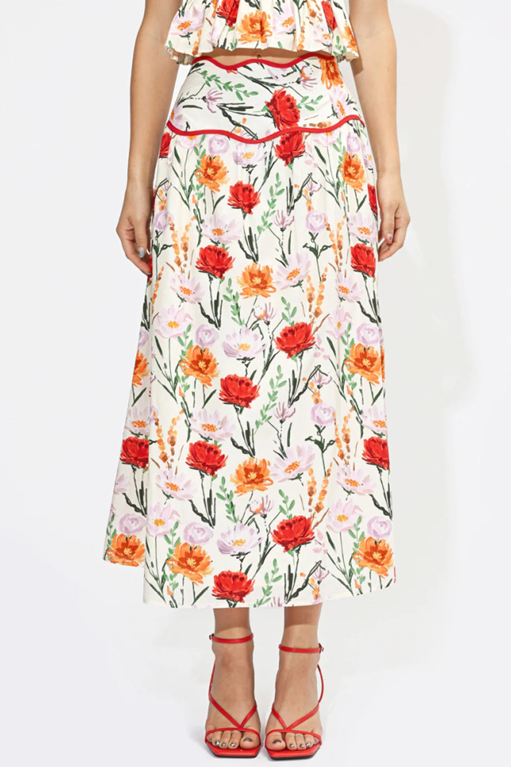 Aurora Floral Maxi Skirt