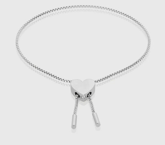 Heart Bolo Bracelet