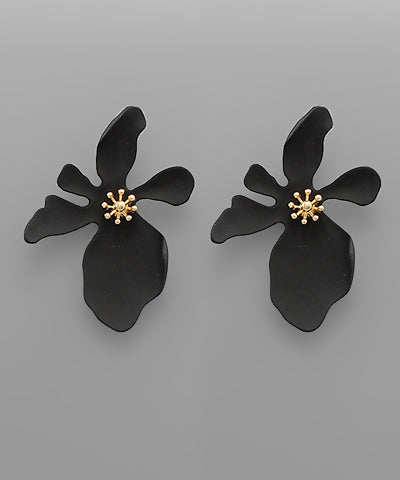 Uneven Flower Earrings