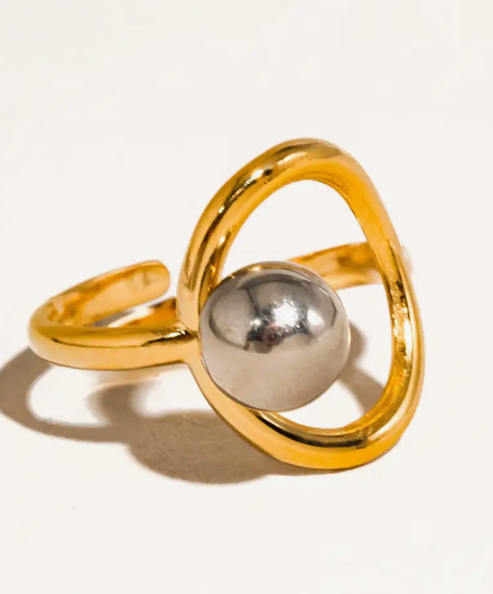 Sibylle Two Tone Ring
