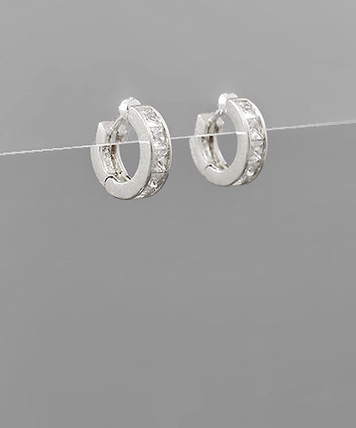 Brass Huggie Hoops