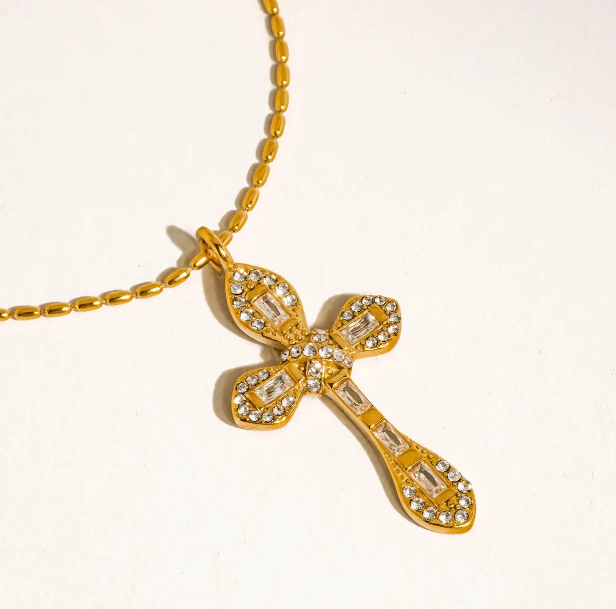 Axelle Cross Necklace