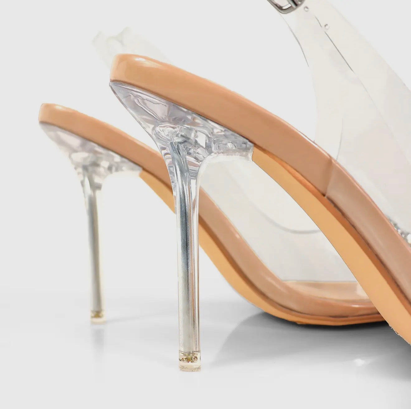 Rhinestone Buckle Pump