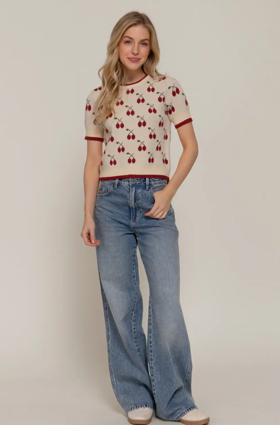 Kammy Cherry Sweater