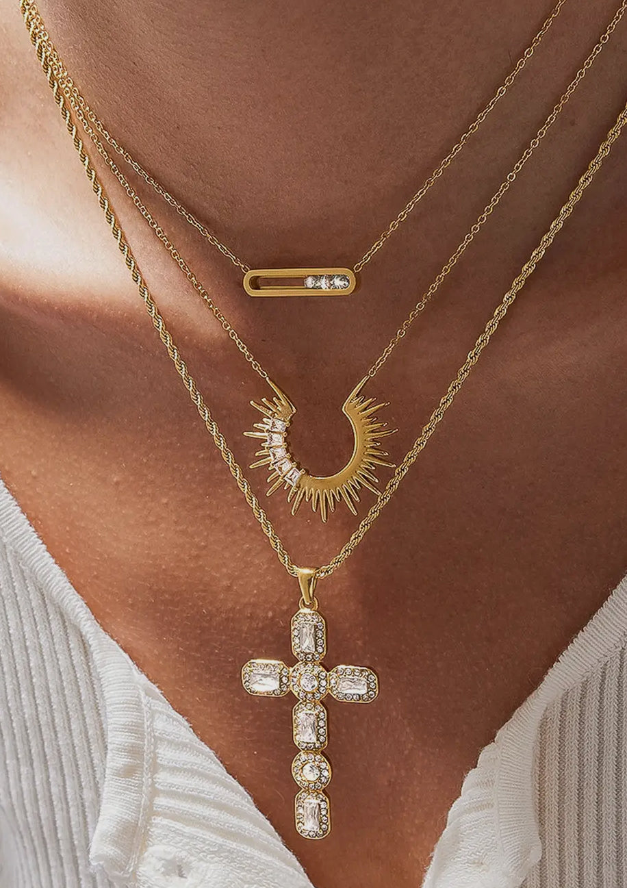 Belrose Cross Necklace