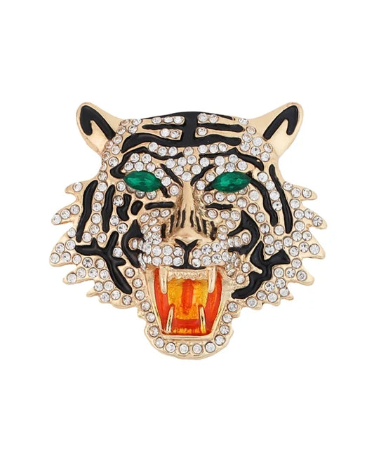 Monaco Tiger Brooch