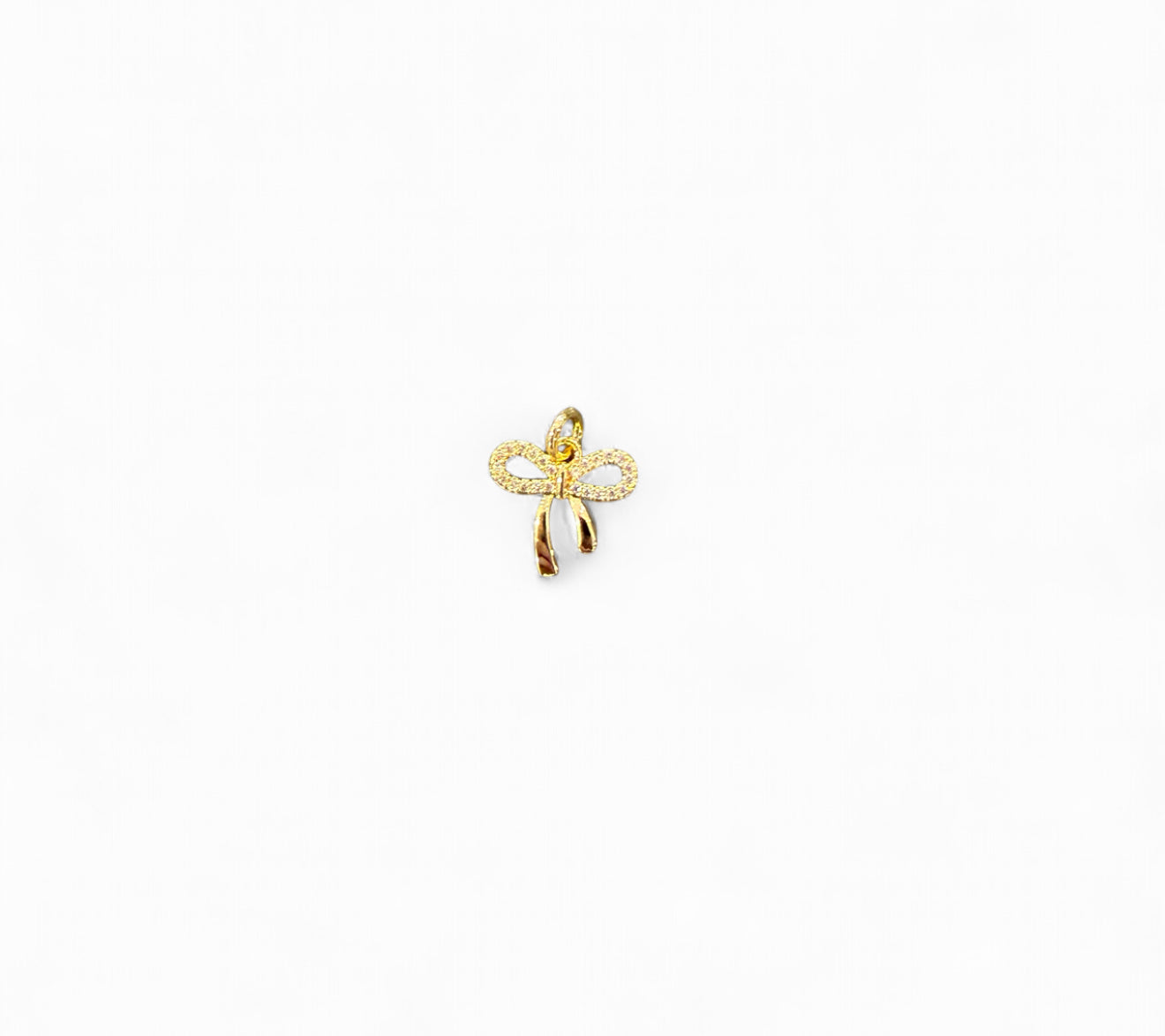 Sparkly Bow Charm