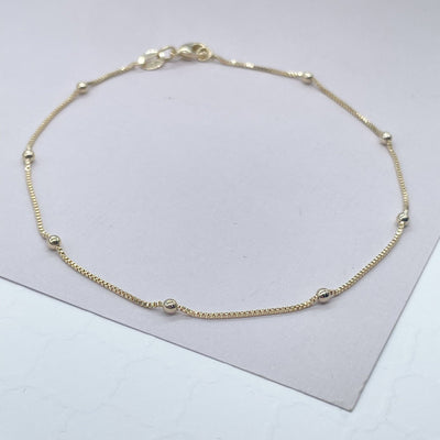 Box Chain Anklet