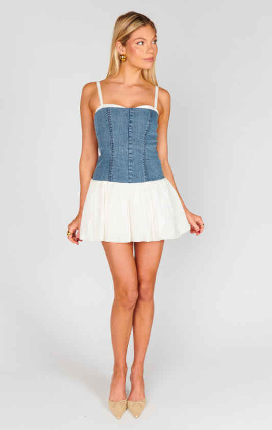 Tiffany Denim Skort Dress