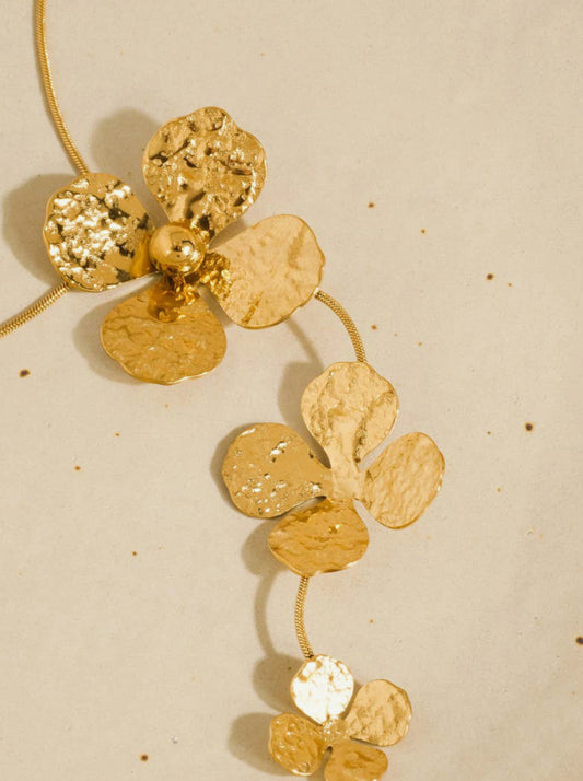 Riviera Floral Drop Necklace