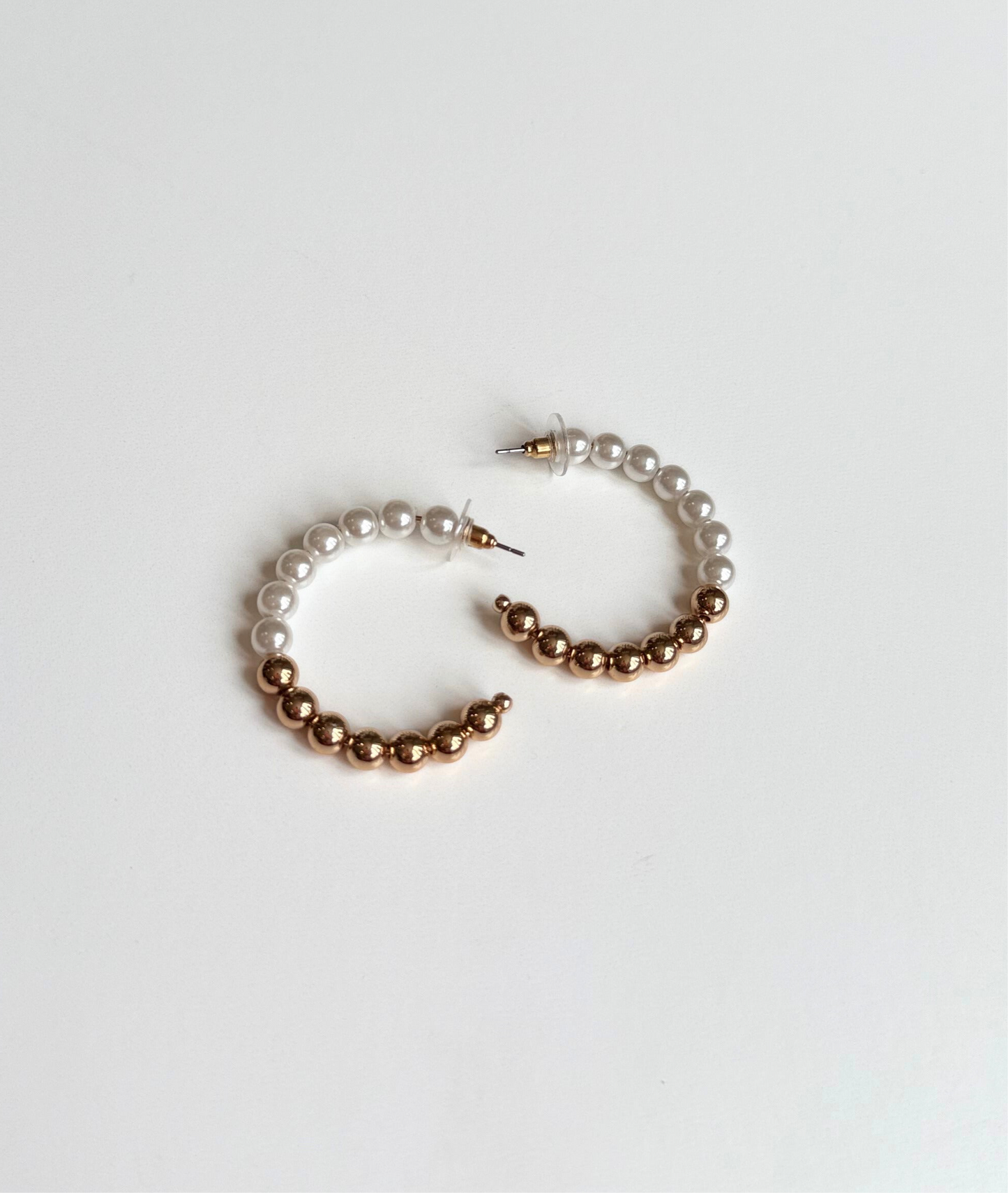 Pearl & Ball Hoops 40mm