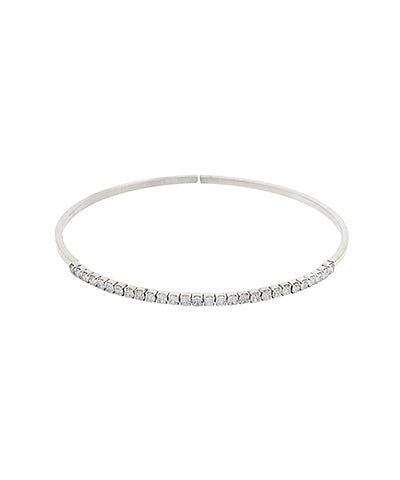 Pavé Crystal Bangle Bracelet