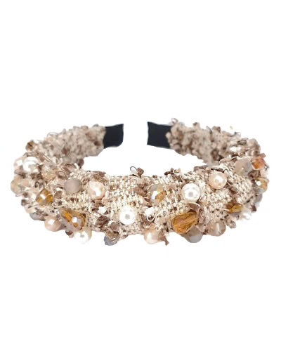 Talia Tweed Charm Headband