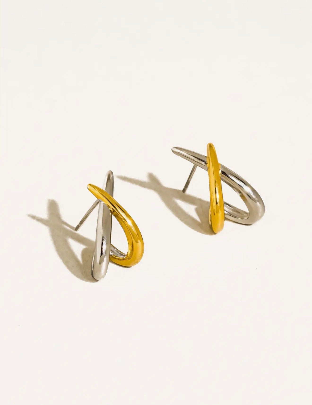 Staven Crossover Earrings