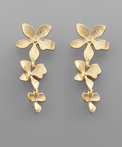 Flower Drop Earrings
