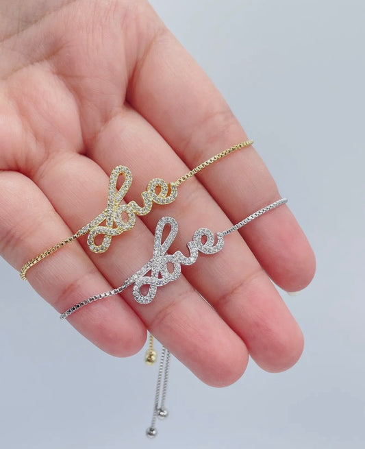 Endless Love Adjustable Bracelet