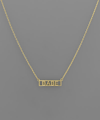 Babe Necklace