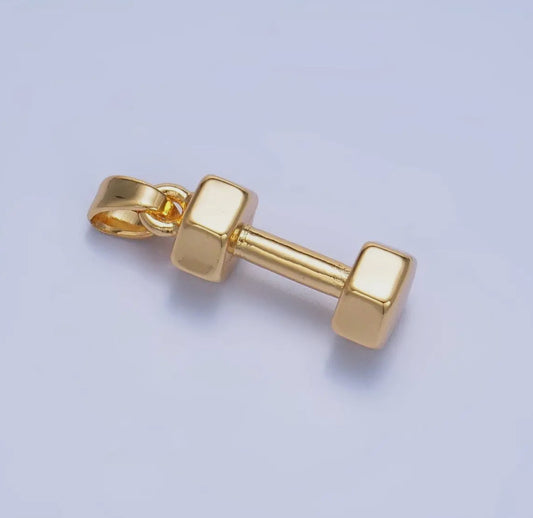 Dumbbell Charm