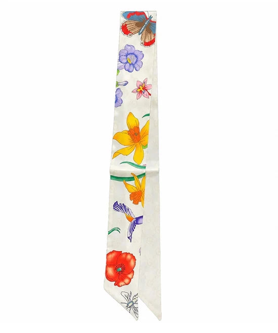 Tinsel Floral Scarf
