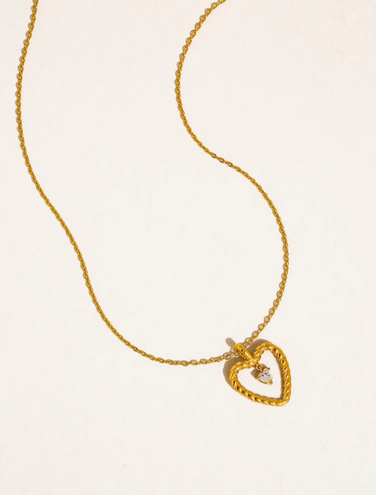Freya Heart Pendant Necklace