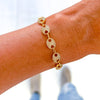 Gold Paperclip Bracelet