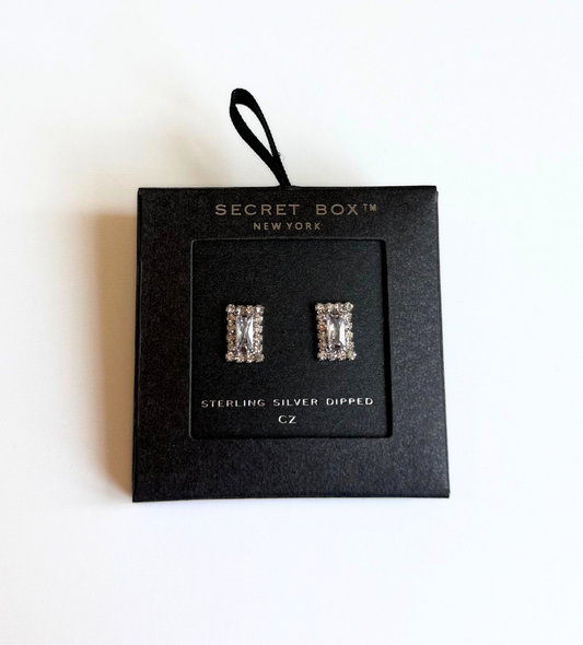 Secret Box - Baguette Cut Studs