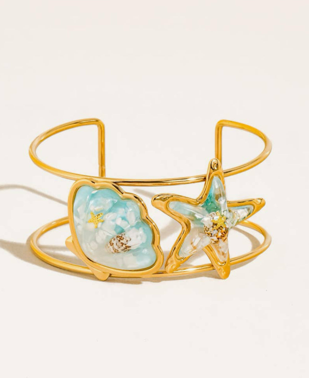 Caprice Starfish Cuff Bracelet
