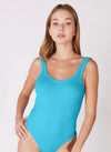 Ribbed Scoop Neck Bodysuit