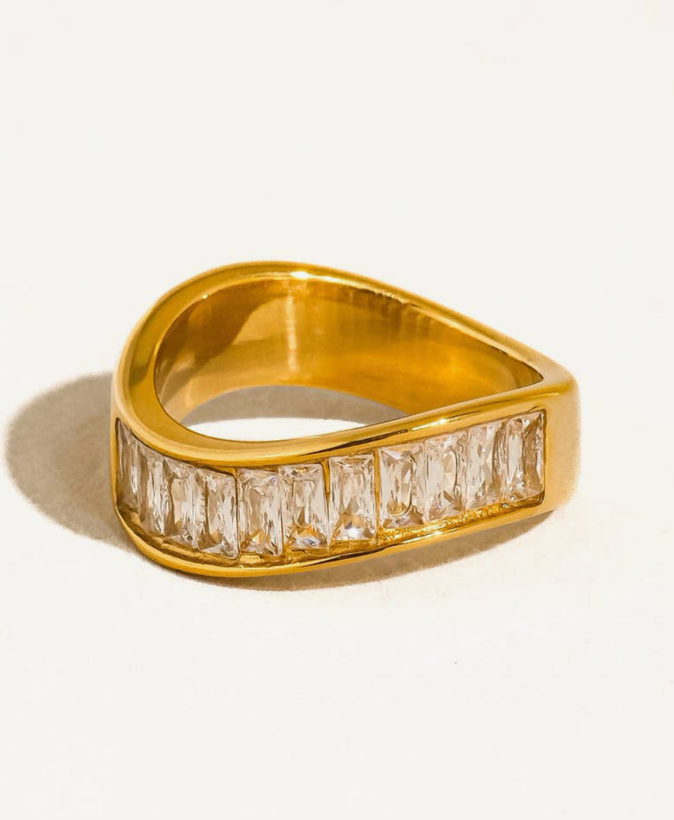 Calyxe Baguette Band Ring