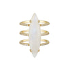 Moonstone Marquis Ring