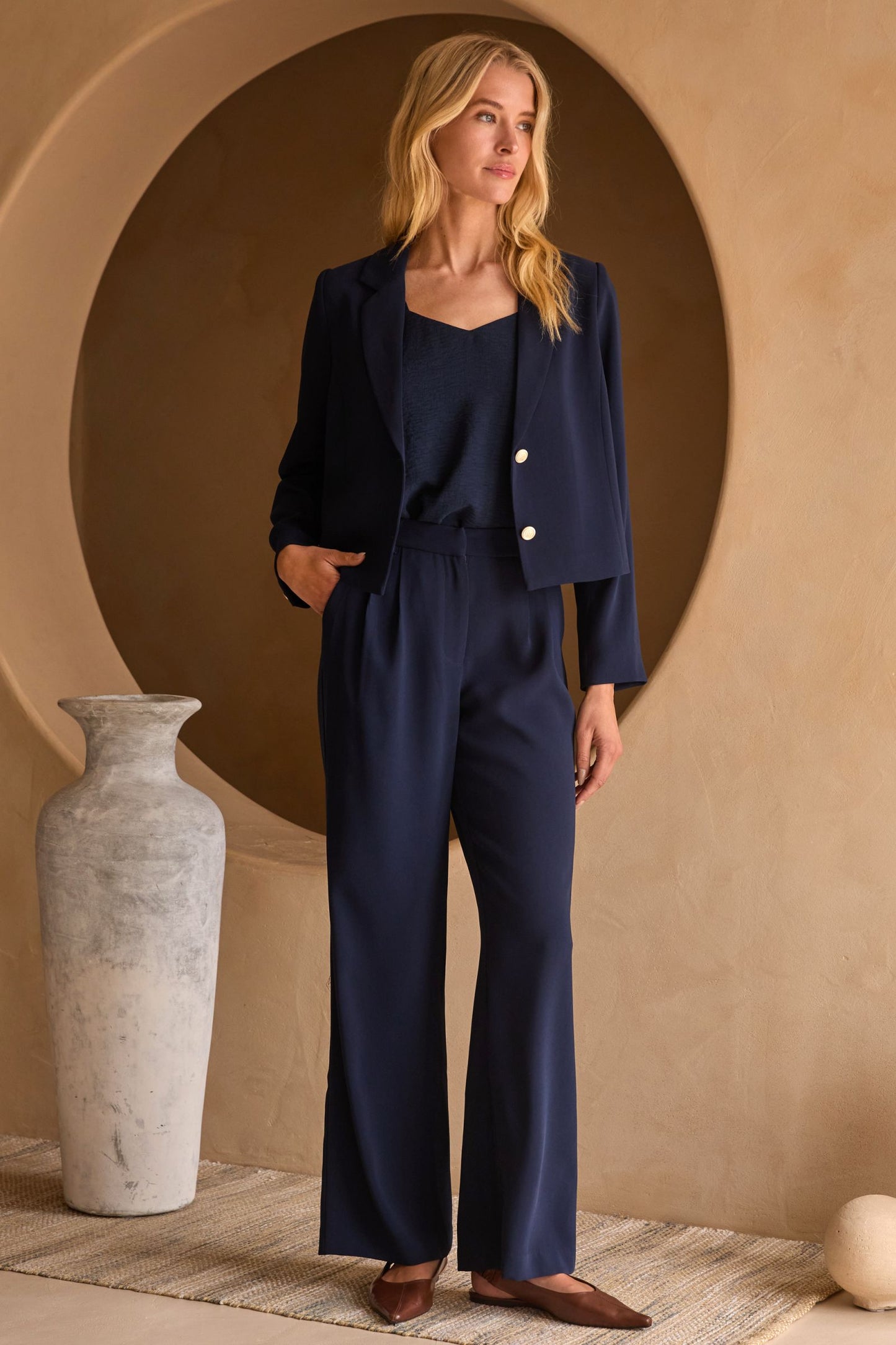 Harper Cropped Blazer