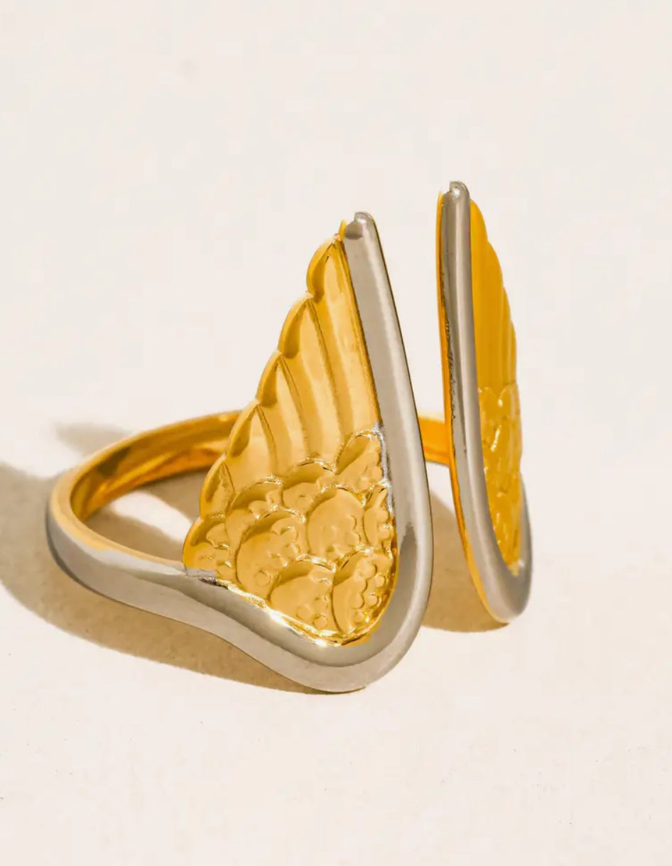 Silvane Angel Wing Ring