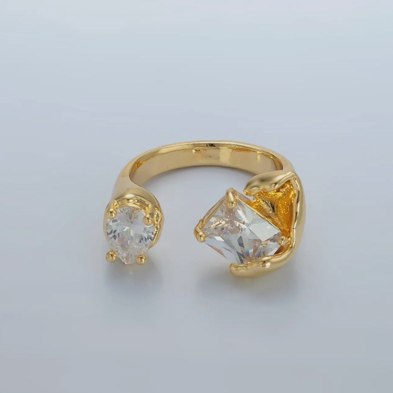 Teardrop Molten Ring