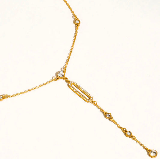 Dazelle Drop Bar Necklace
