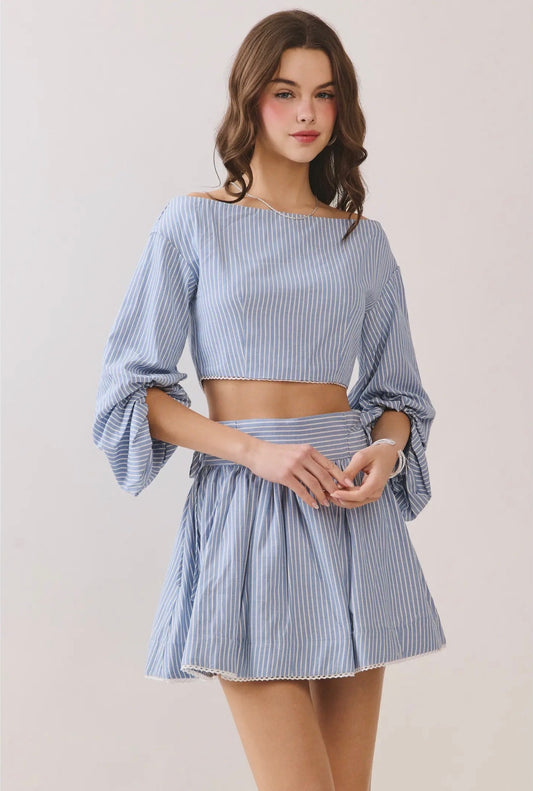 Miss Sailor Crop Top