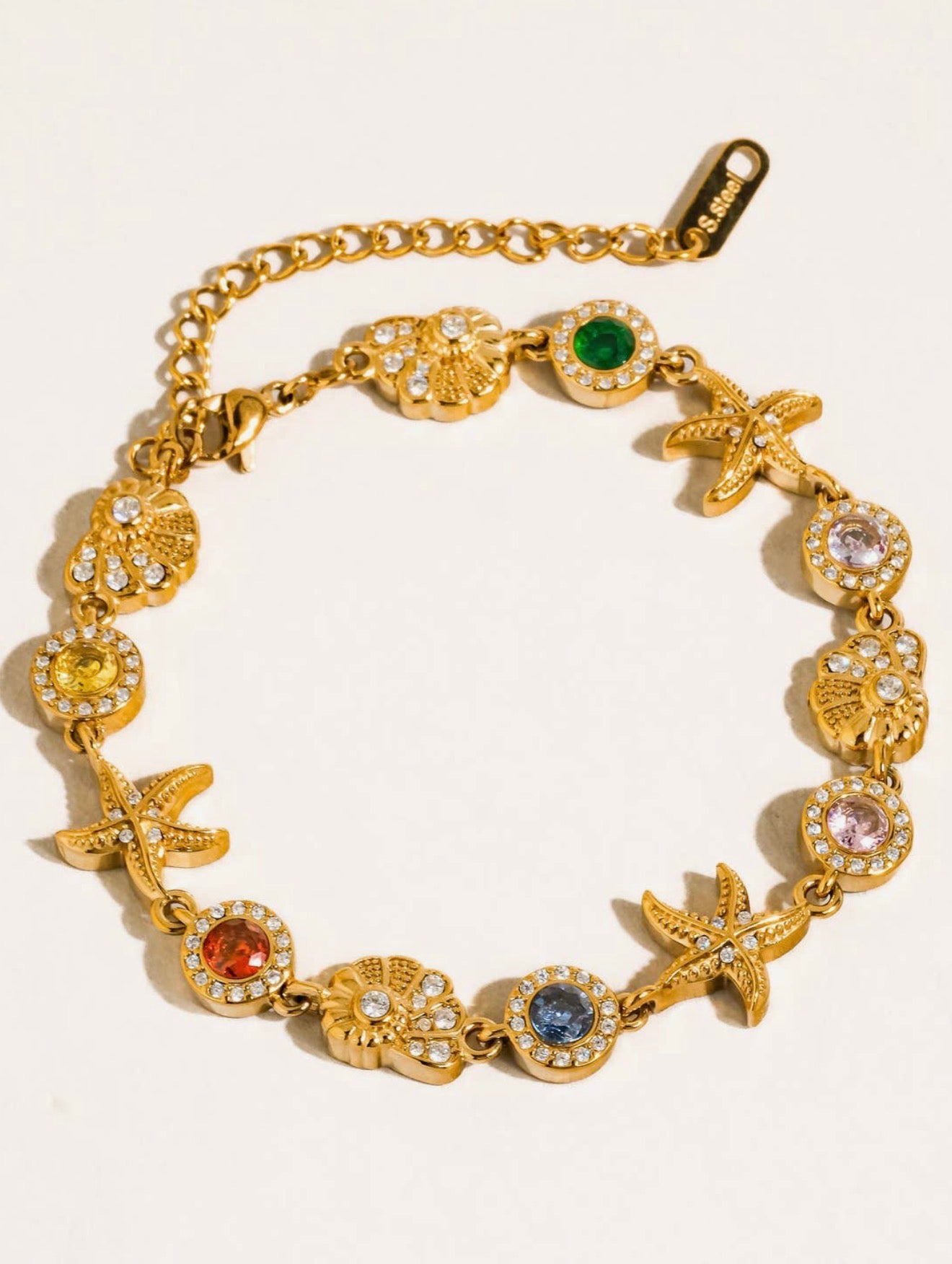 Laramie Starfish Charm Bracelet