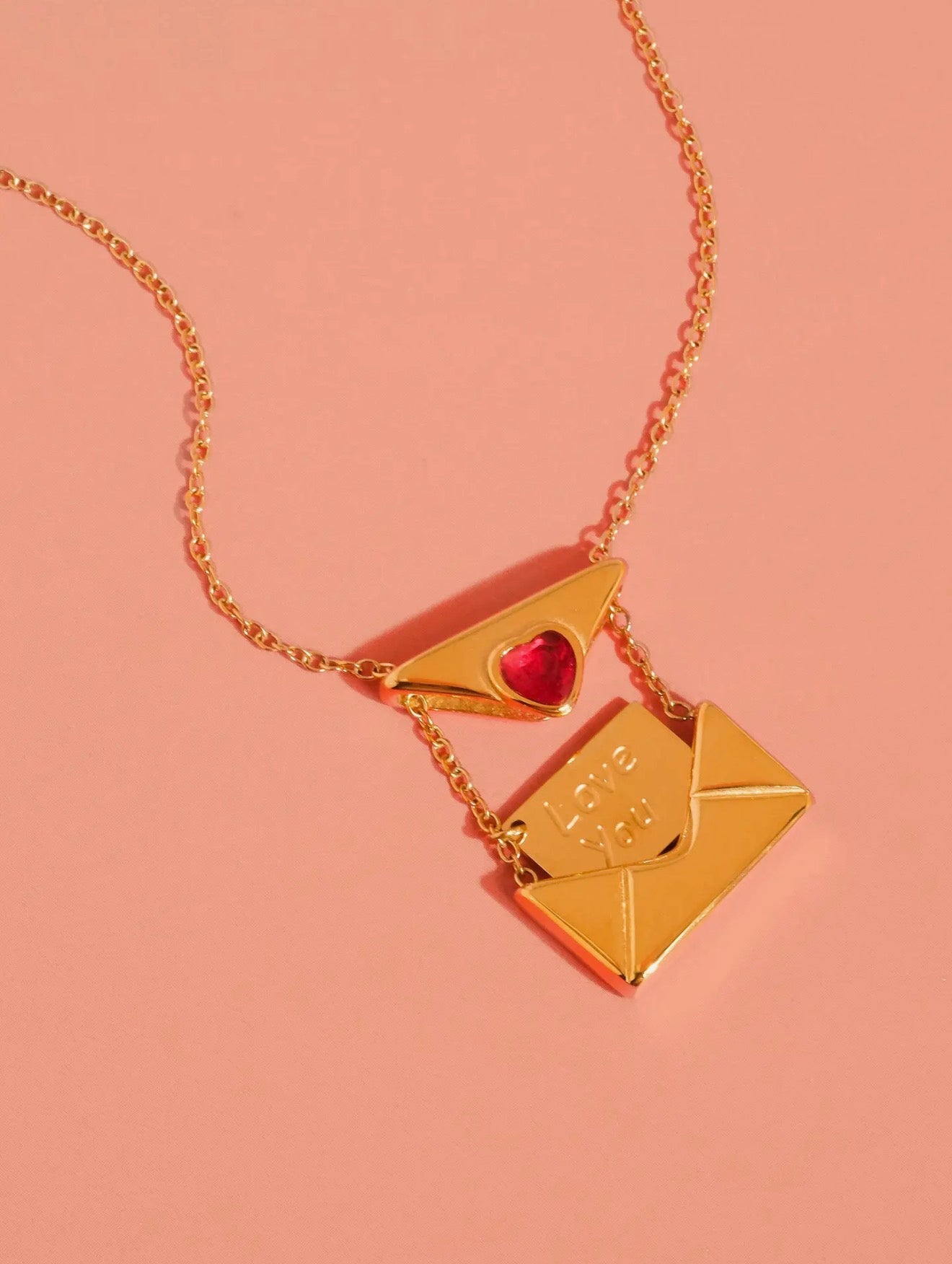 Letter Heart Necklace