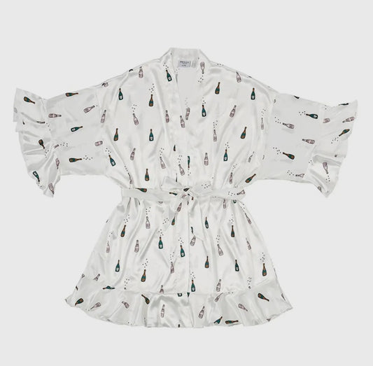 Champagne Wishes Satin Robe