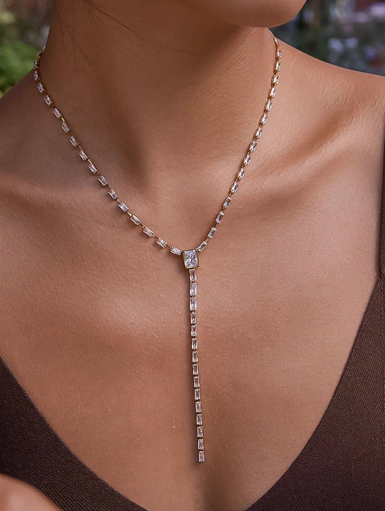 Cieline Lariat Necklace