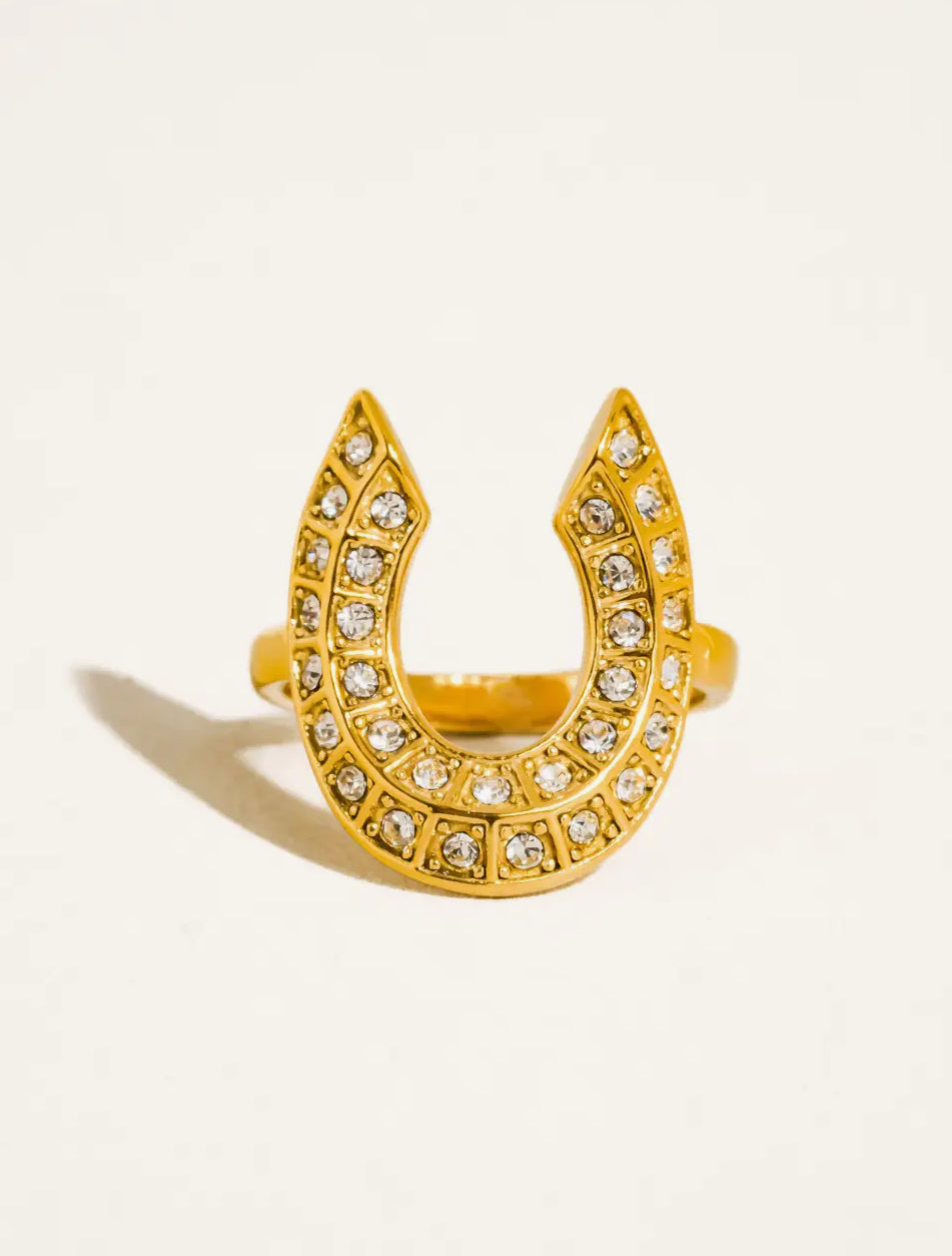 Brielle Horseshoe Ring