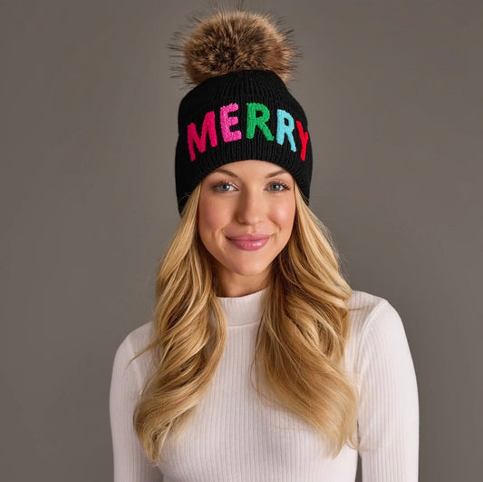 Merry Pom Beanie