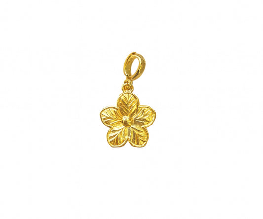 Golden Floral Charm