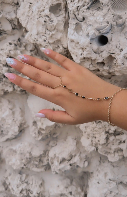 Luna Link Hand Bracelet