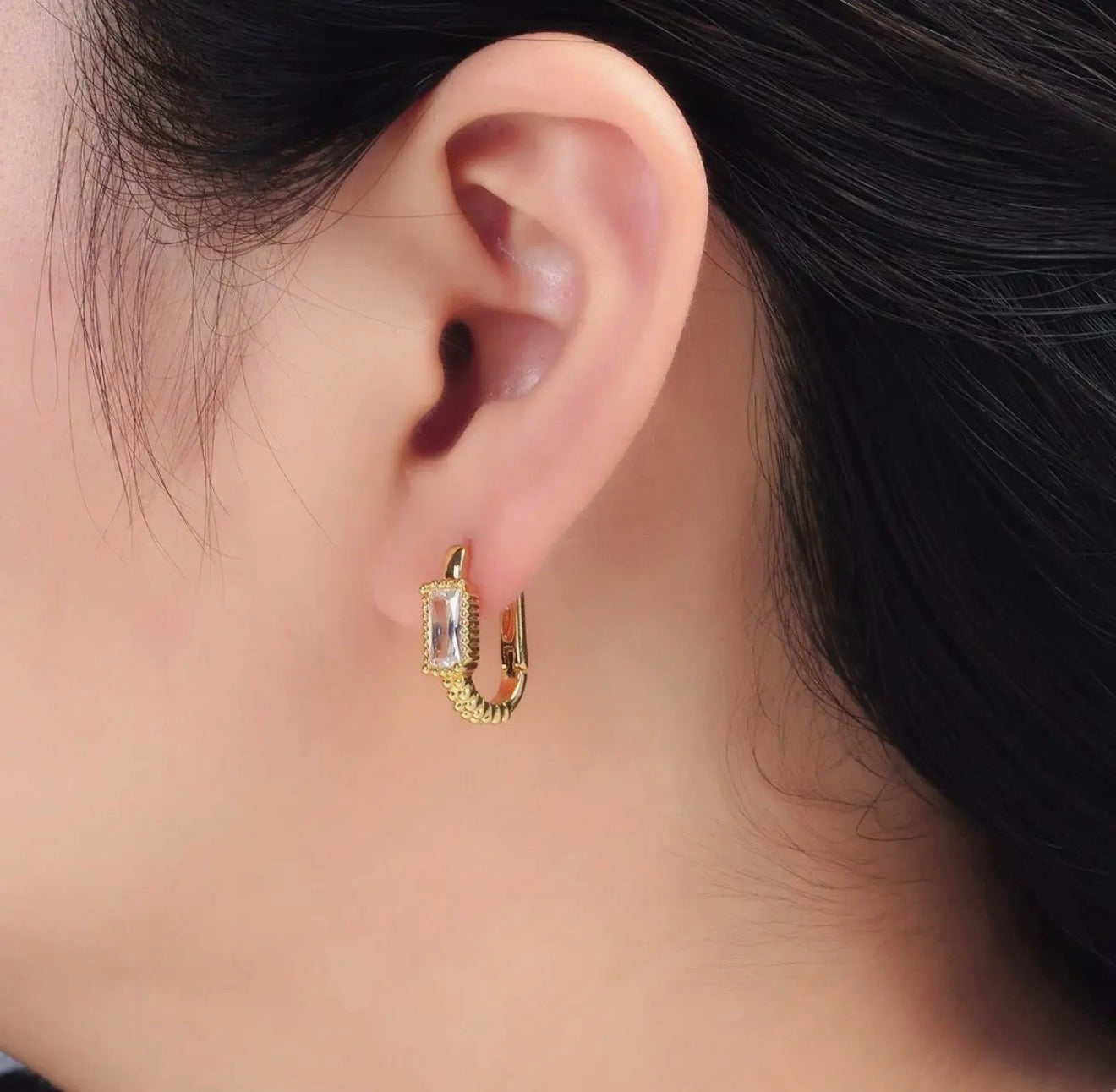 Lana Huggie Hoops
