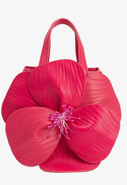 Monroe Flower Handle Bag