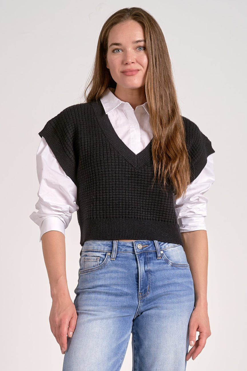 Soho Layered Cropped Knit