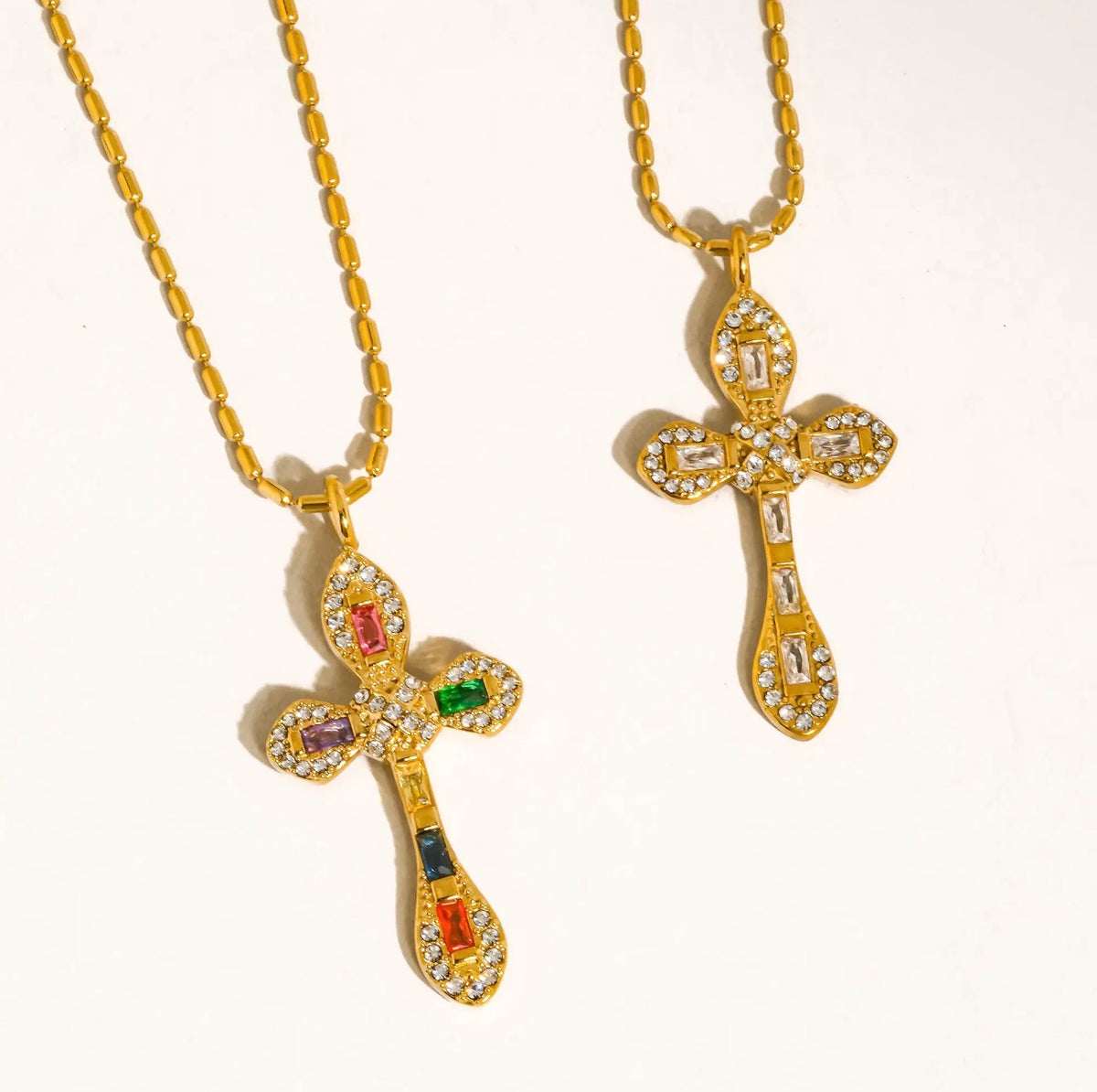 Axelle Cross Necklace