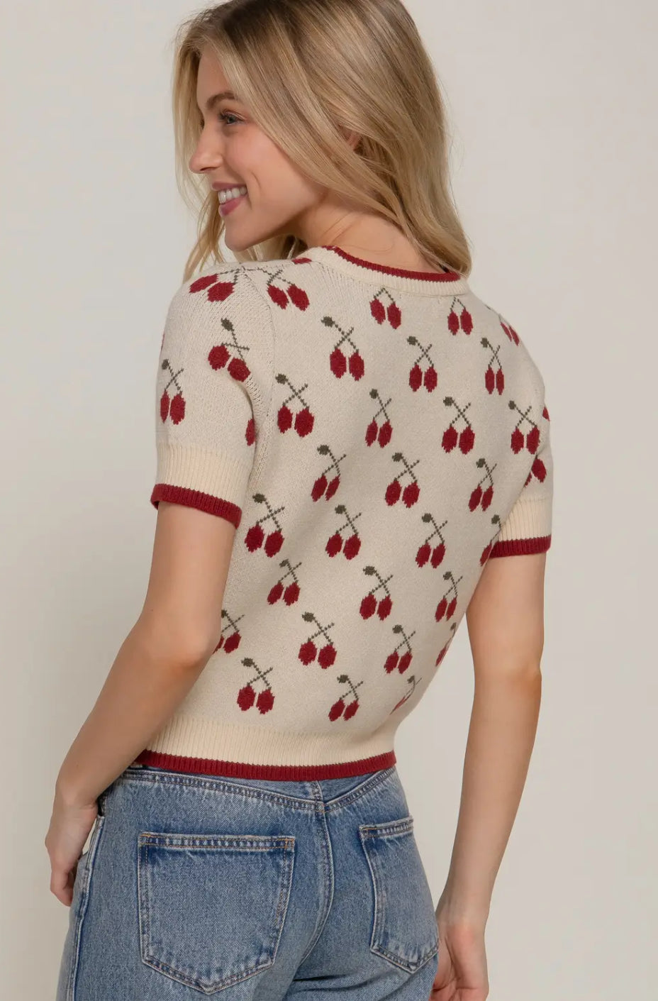 Kammy Cherry Sweater